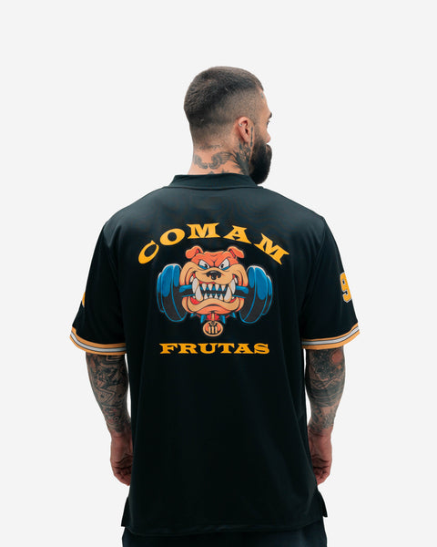 Jersey Oversized Preto Comam Frutas Bulldog