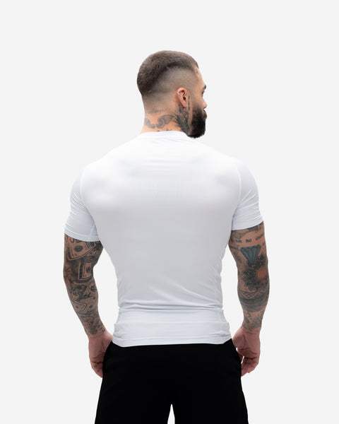 Camiseta <strong>Compressão</strong>  Branca Mith Nation Icon