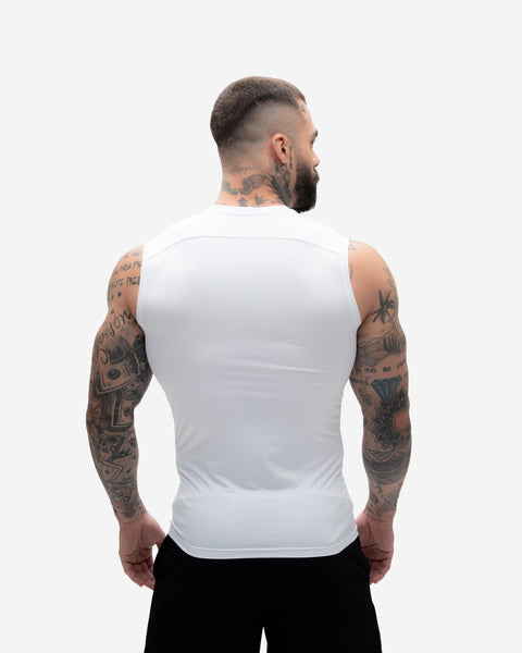 Regata <strong>Compressão</strong> Branco Mith Nation Icon