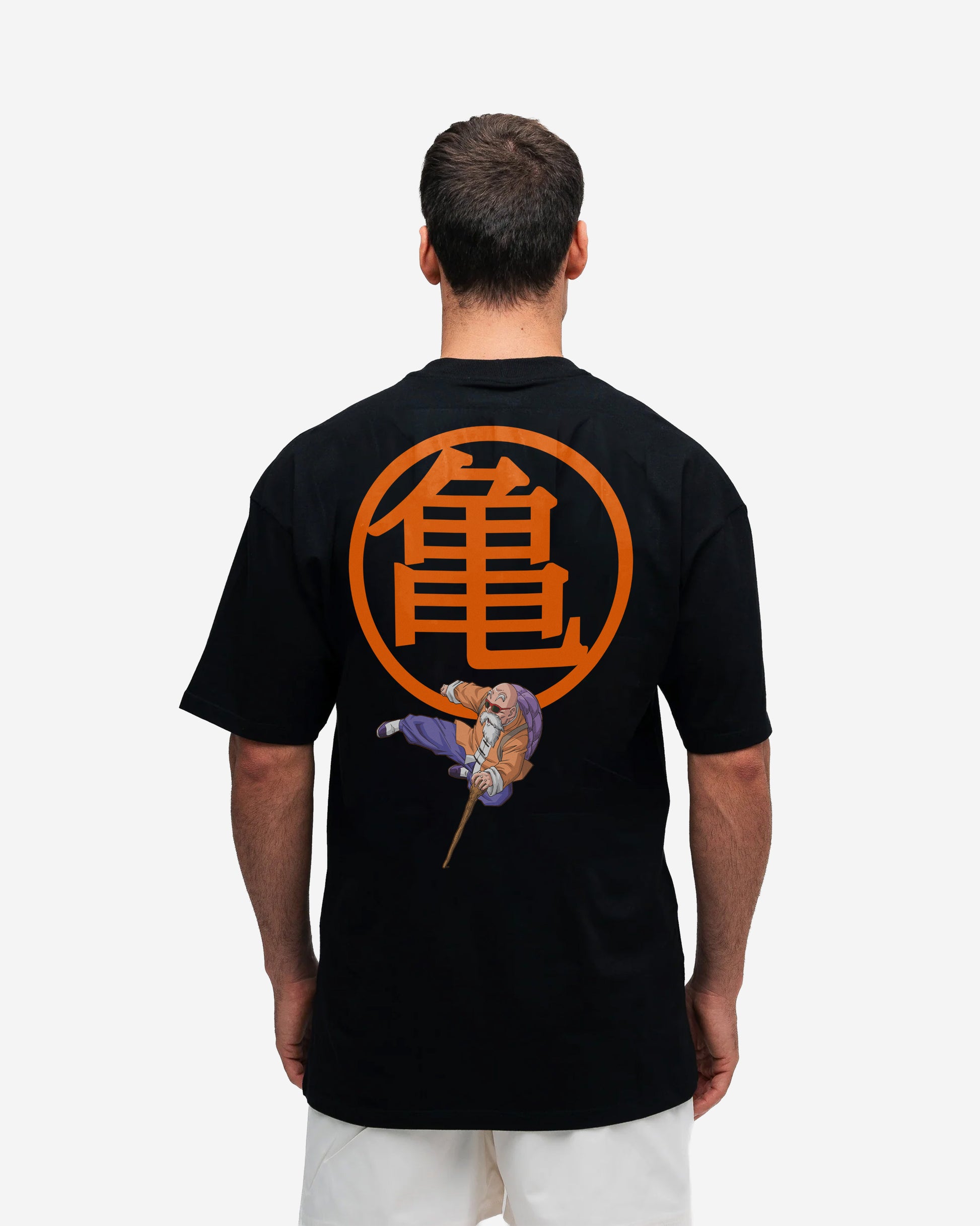 Camiseta Oversized Mith Dragon Ball Z Mestre Kame Preto