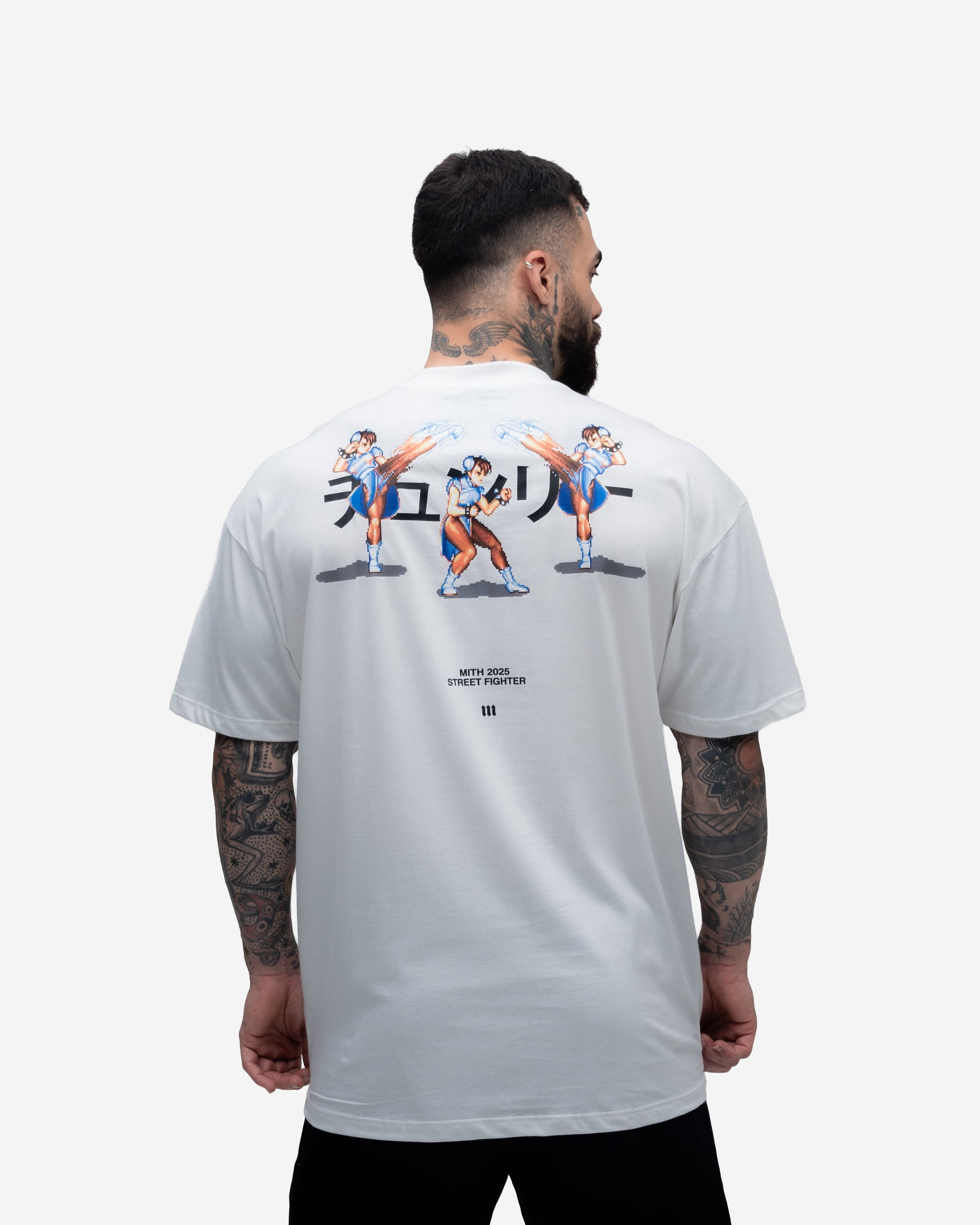 Camiseta Street Fighter Chun Li Off White