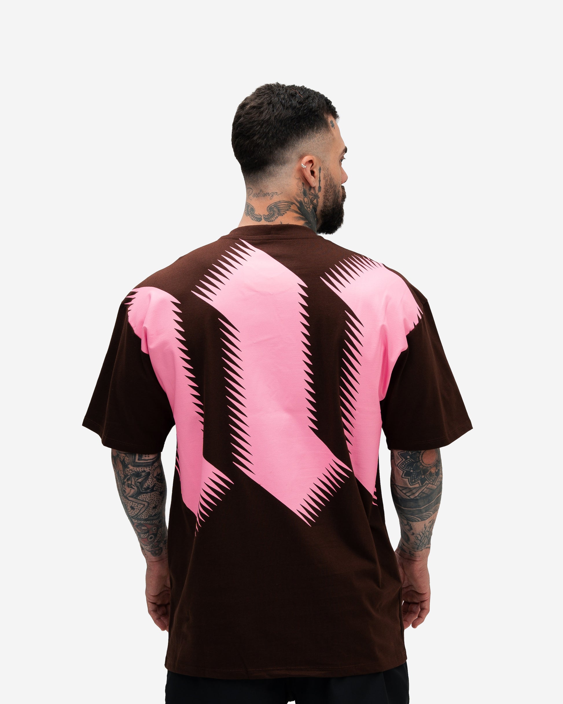 Camiseta Oversized Mith Nation Comb Marrom