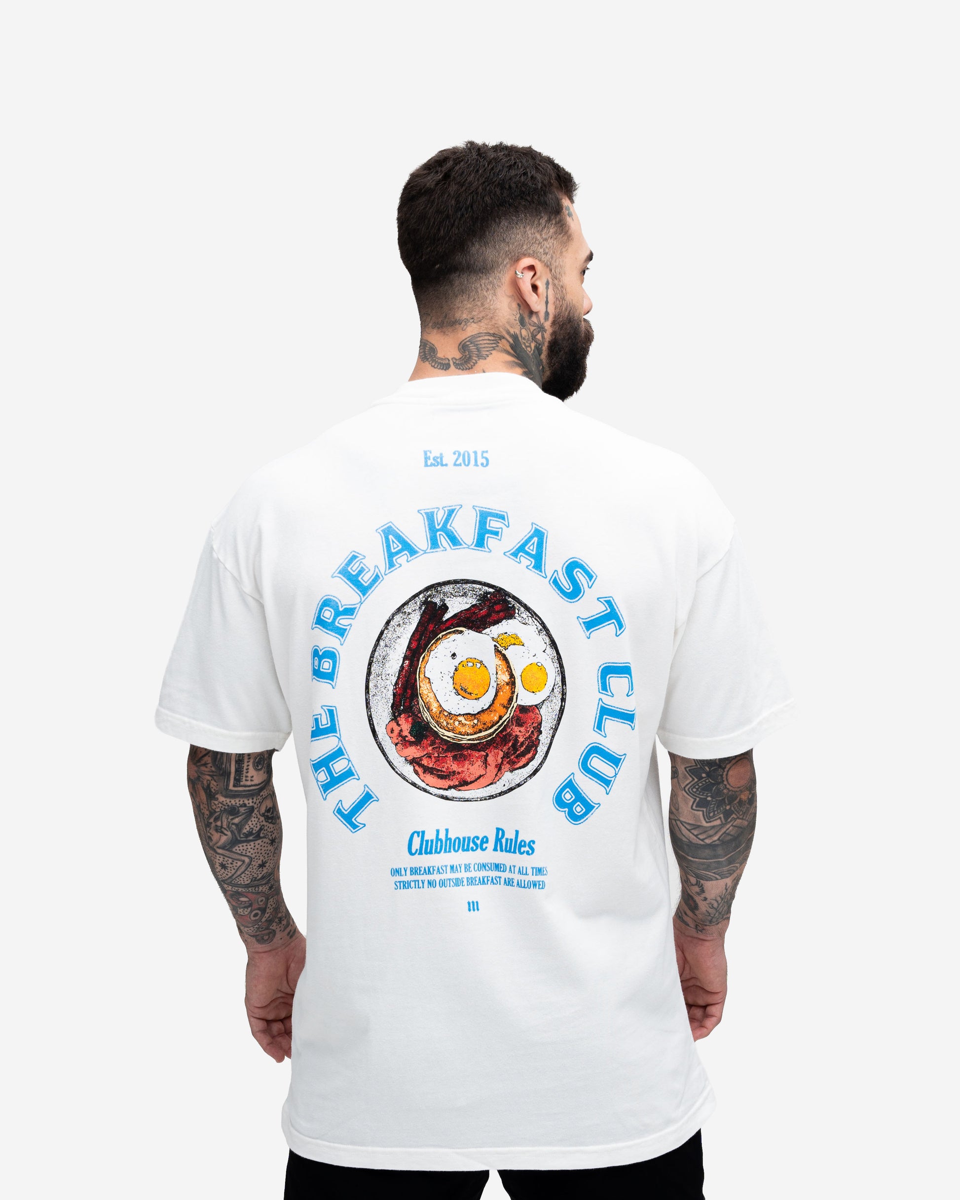 Camiseta Oversized Mith The Breakfast Off White