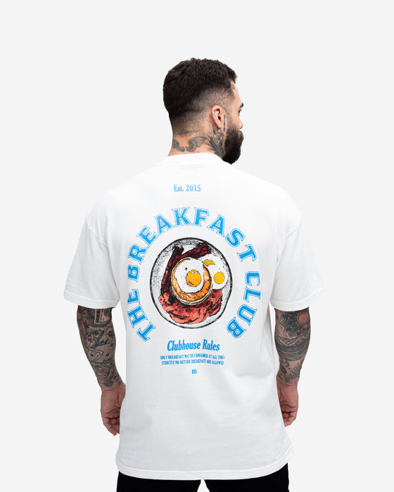 Camiseta Oversized Mith The Breakfast Off White