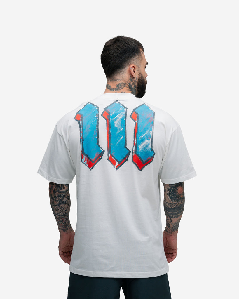 Camiseta Oversized Pencell Logo Off White