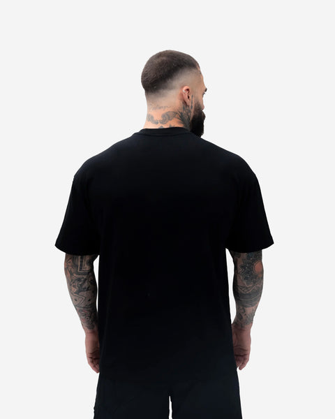 Camiseta Oversized Treino Preto Mith Natio Icon