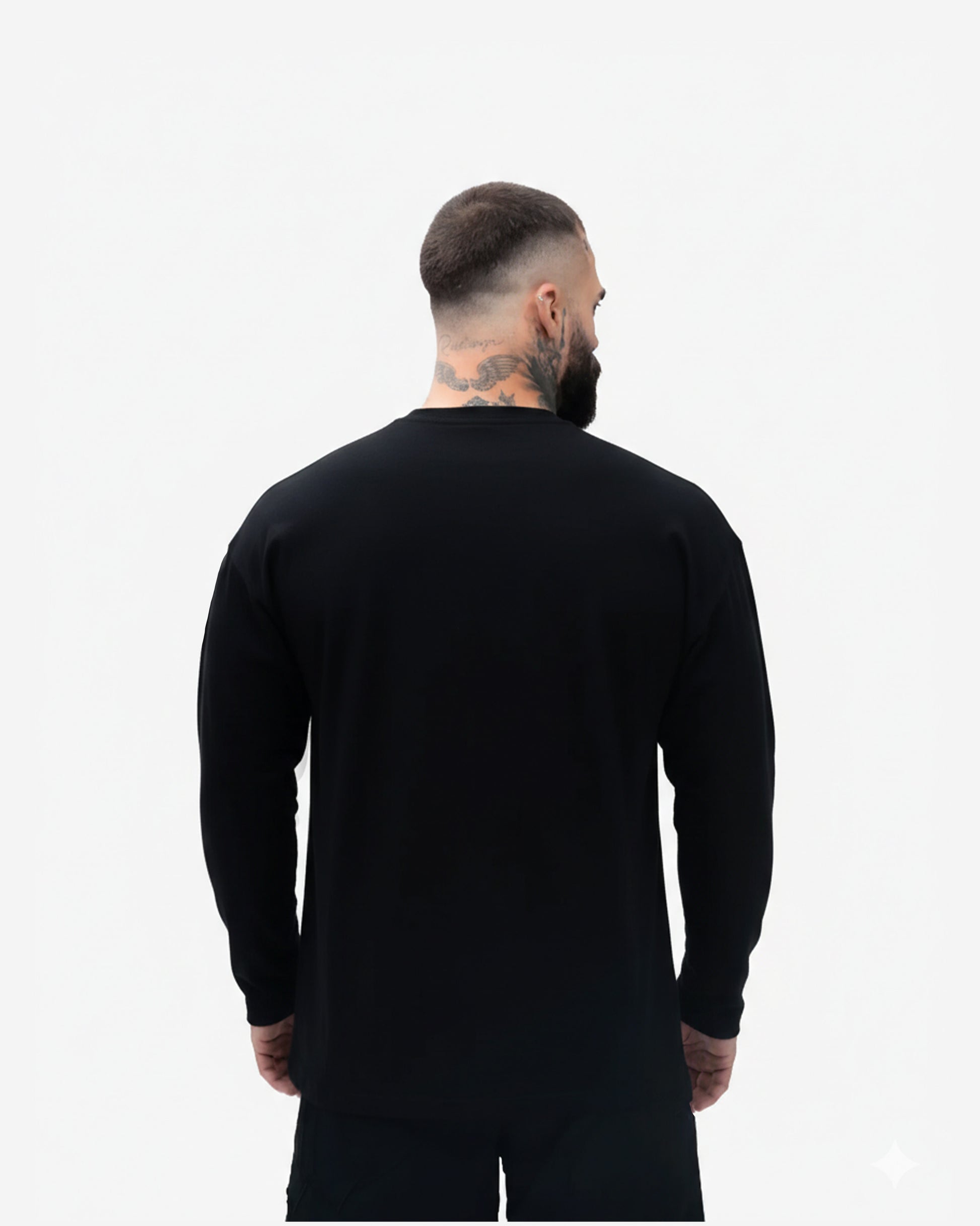 Camiseta Manga Longa Preto Mith Nation