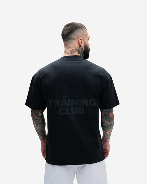 Camiseta Oversized Heavy Preta Mith Nation Training Club