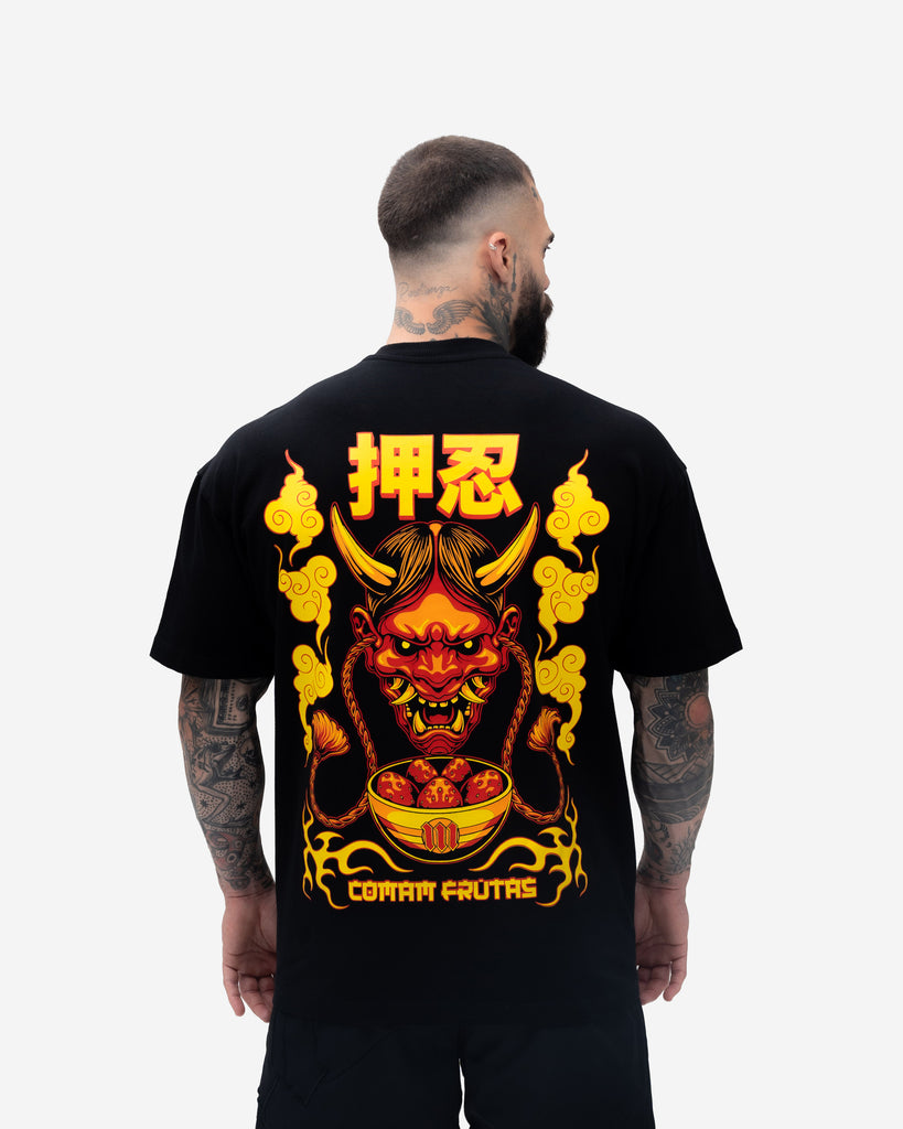 Camiseta <strong>Oversized Treino</strong> Mith Hanya Preto