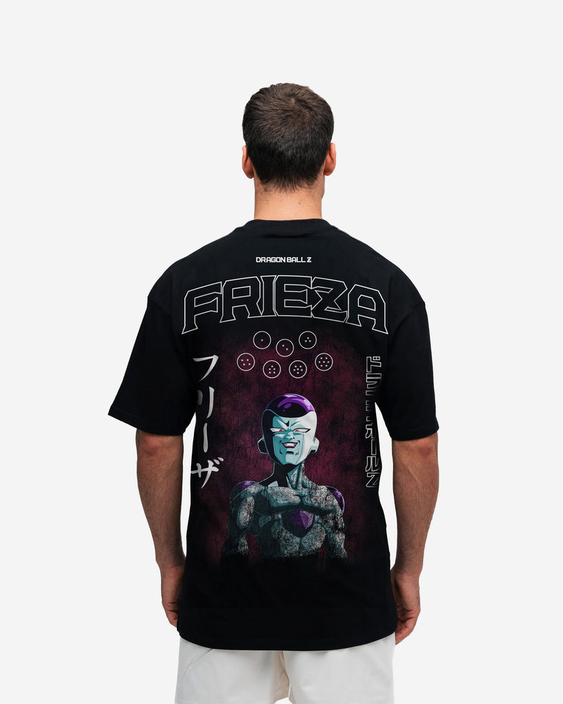 Camiseta Oversized Mith Dragon Ball Z Especial Frieza Preto