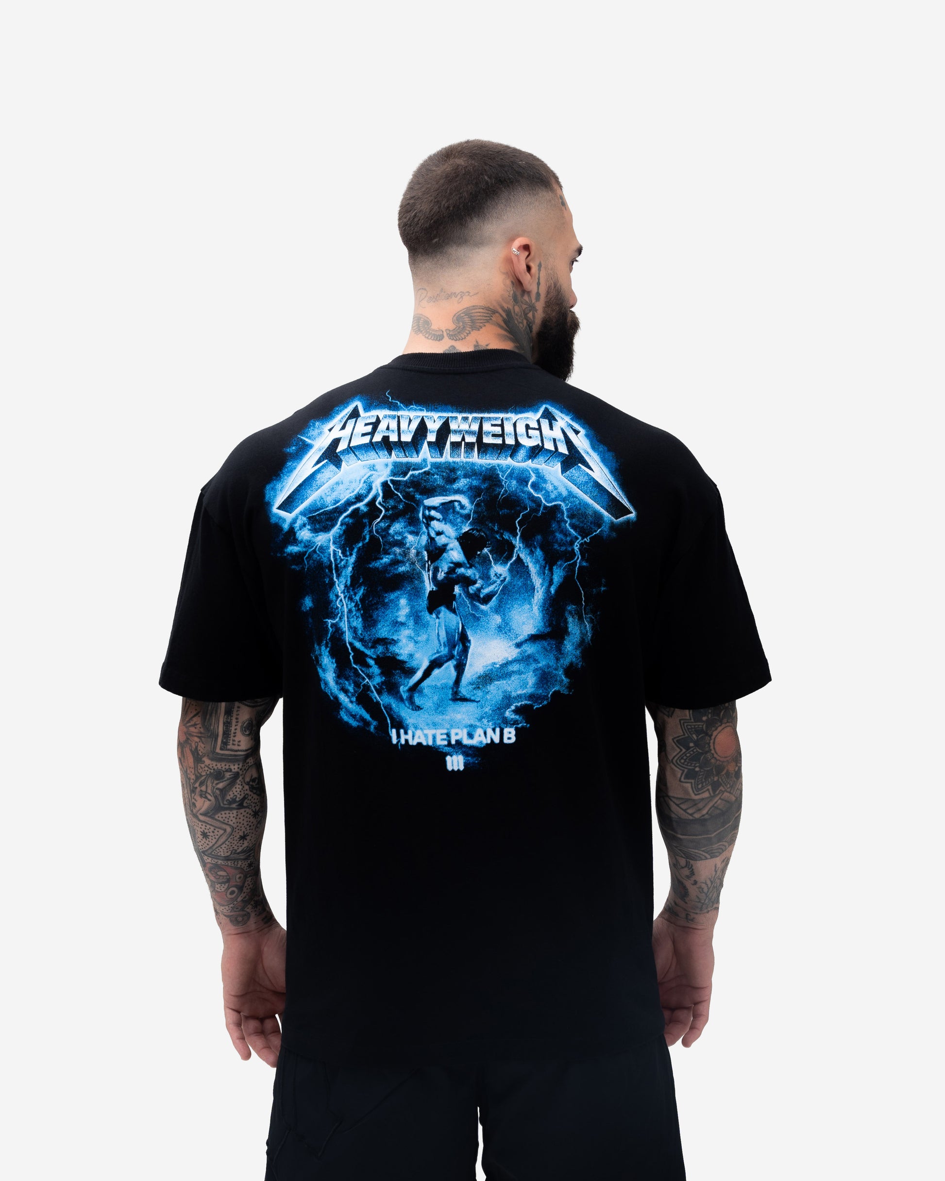 Camiseta <strong>Oversized Treino</strong> Mith I Hate Plan B Preto