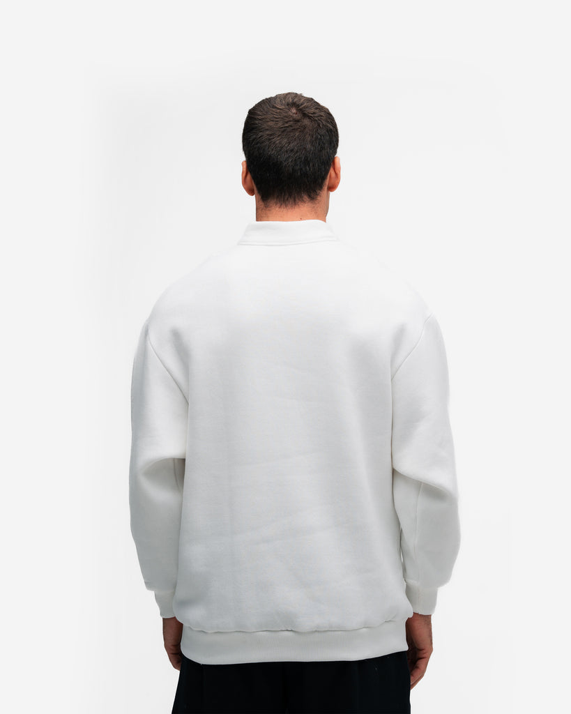 Blusa de Moletom Zíper Mith Nation Off White