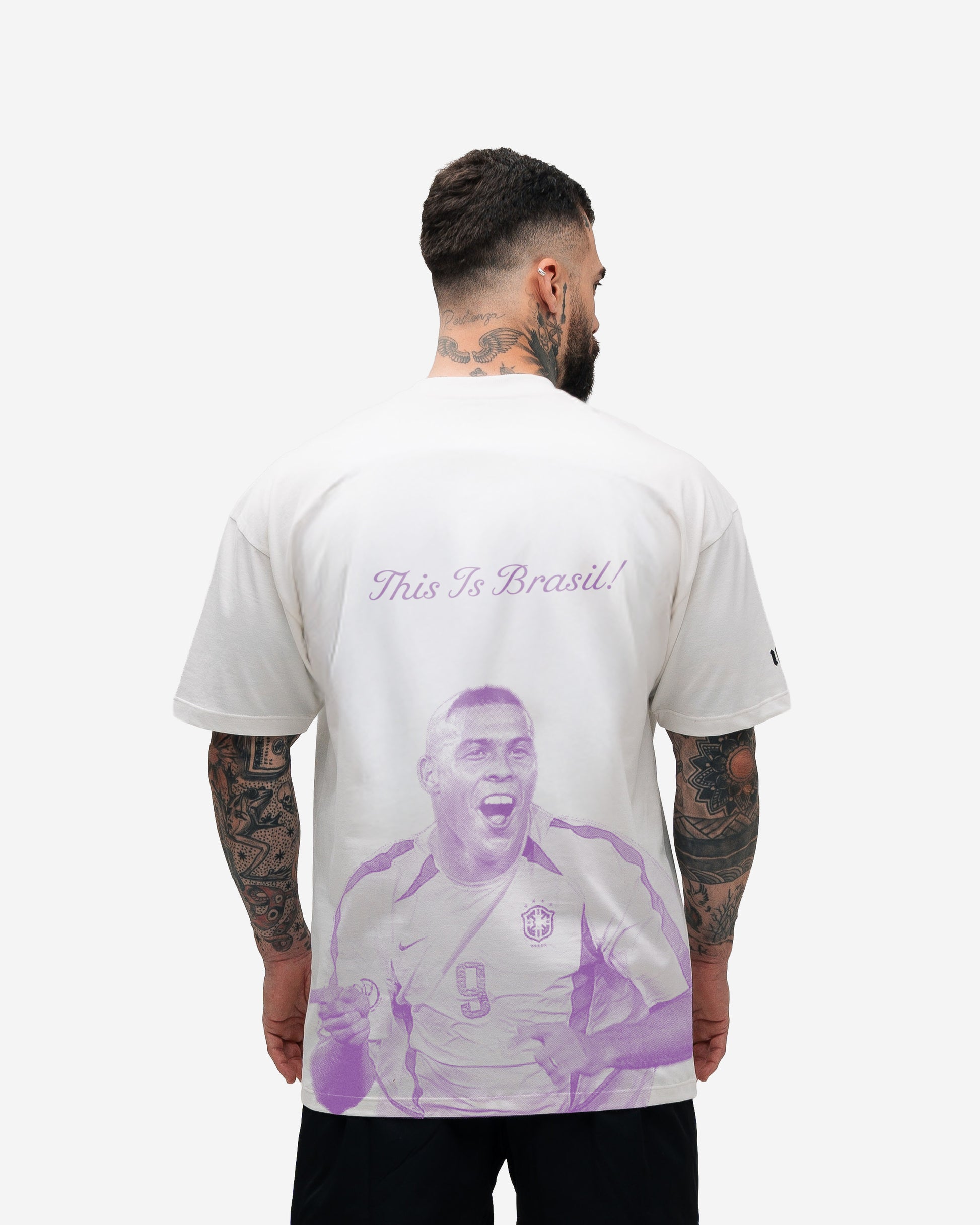 Camiseta <strong>Oversized Treino</strong> Comam Frutas This Is Brasil Off White