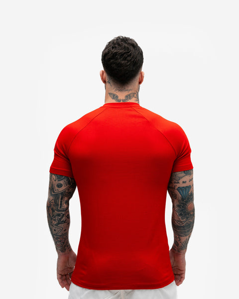 Camiseta Raglan Mith Nation Vermelha