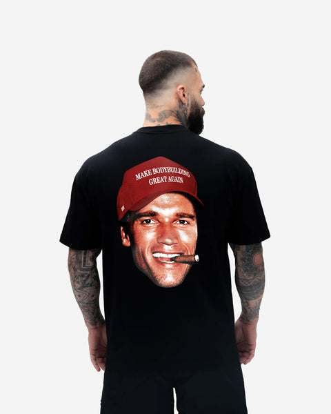 Camiseta Oversized Treino Preta Mith Make Bodybuilding