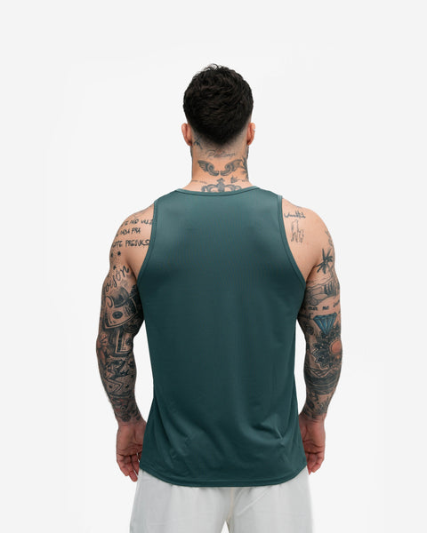 Regata Tank Top Dry Fit Logo Verde