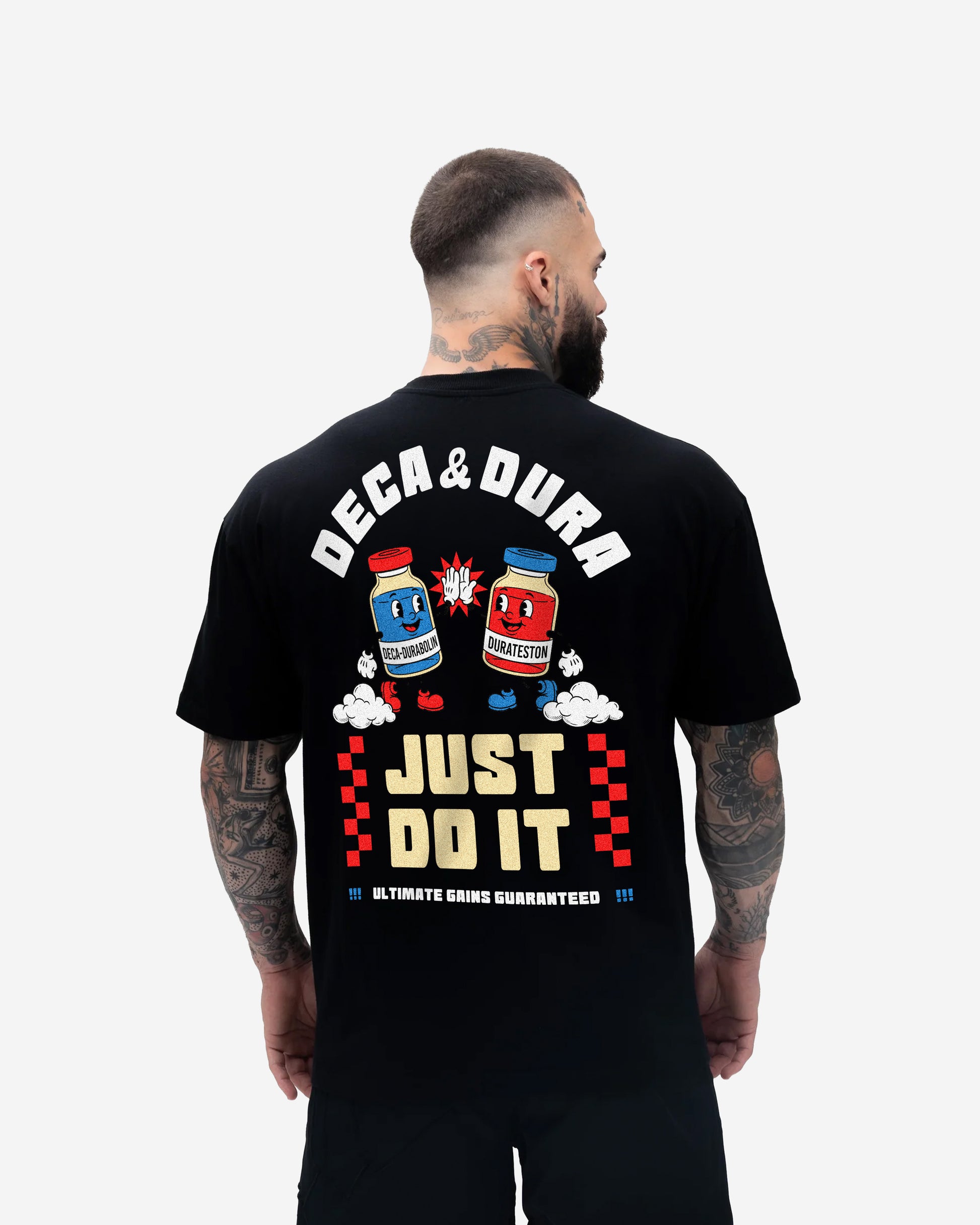 Camiseta Oversized Treino Preta Just Do It