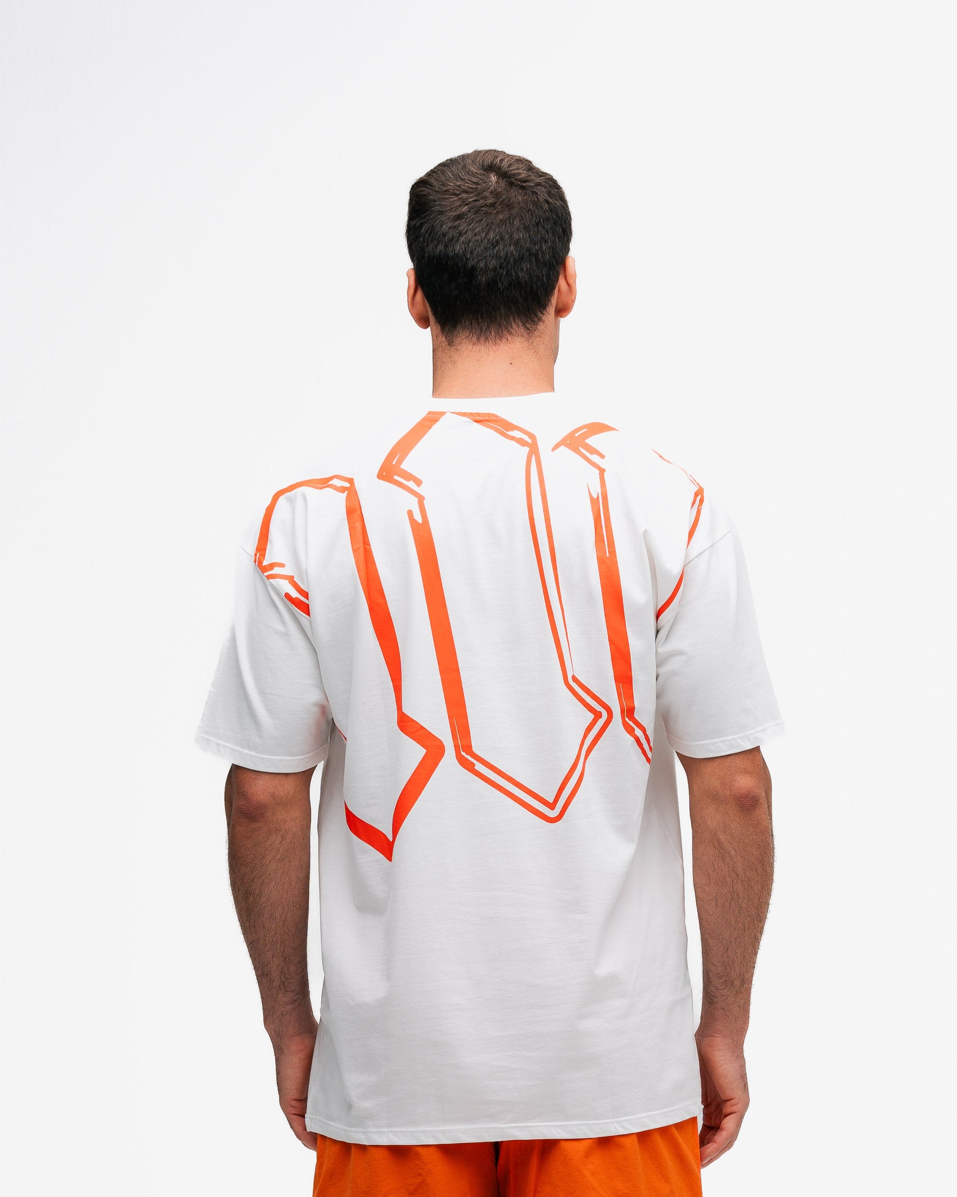 Camiseta Oversized Mith Nation Graphic Doodle Off White