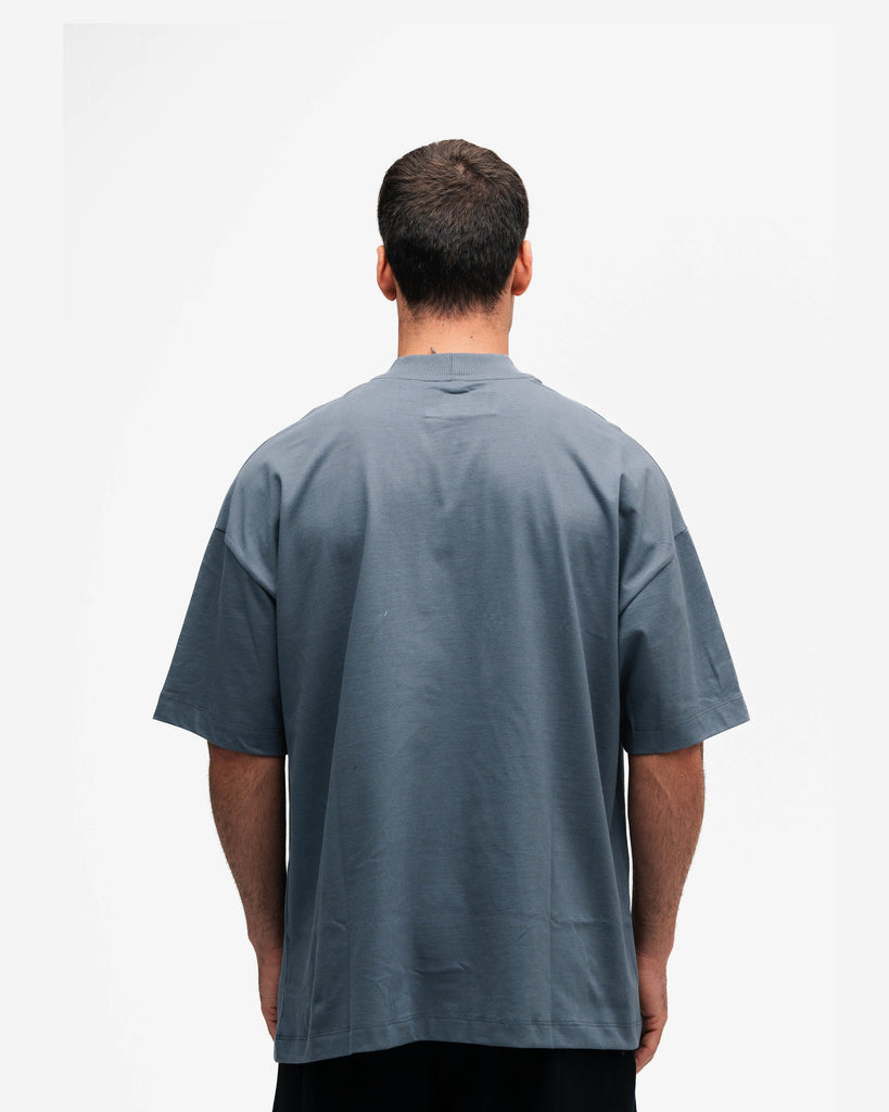 Camiseta Oversized Hazy Mith Aesthetics Cinza