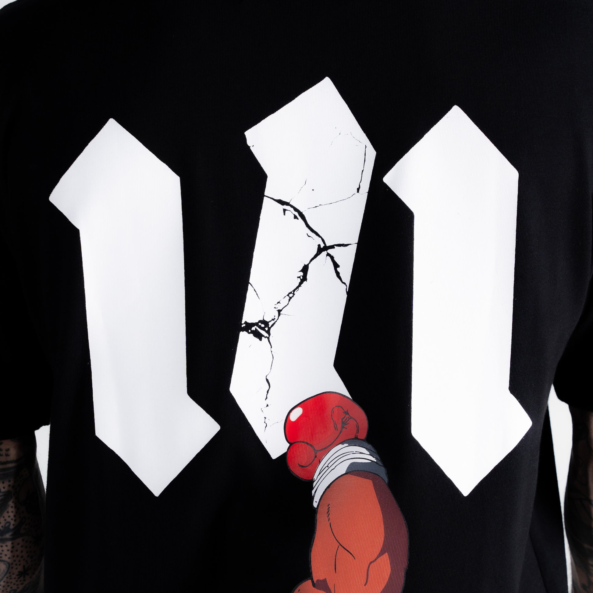 Camiseta Oversized Street Fighter Balrog Preto