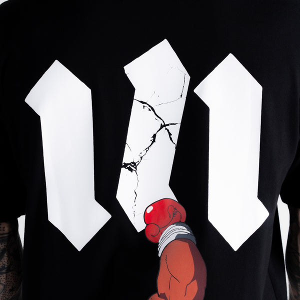 Camiseta Oversized Street Fighter Balrog Preto