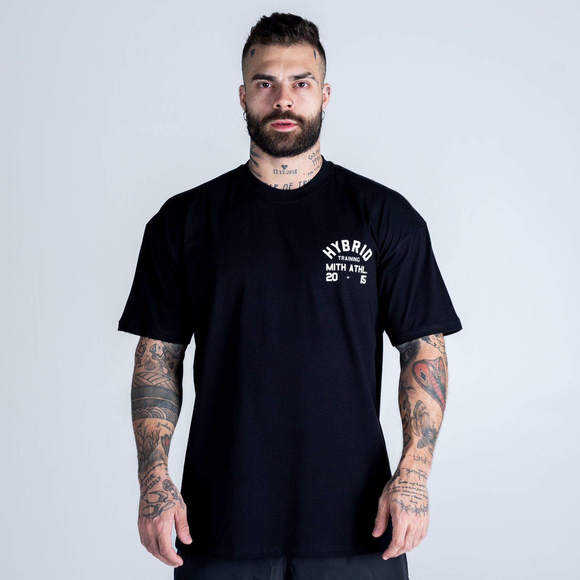 Camiseta Oversized Mith Athl Hybrid 2015 Preto