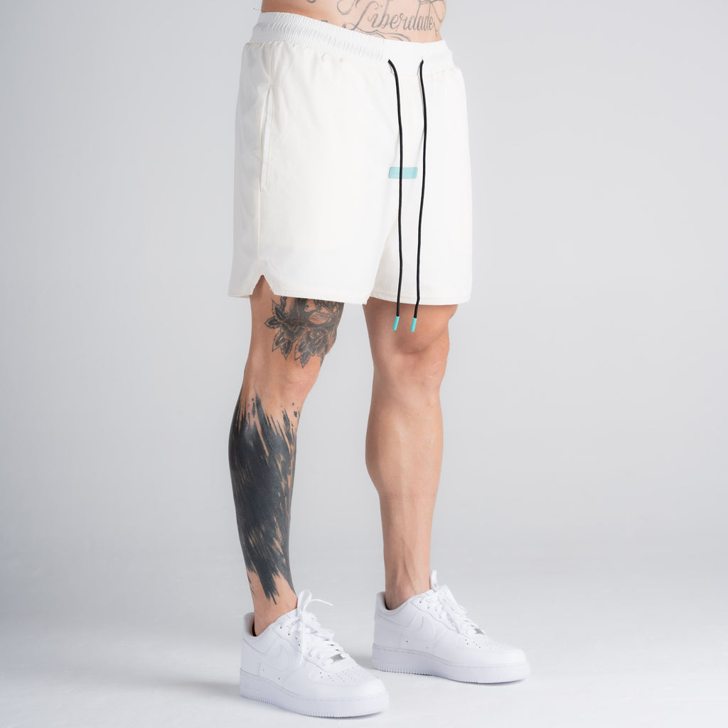 Shorts de Moletom Mith Aesthetics Off White