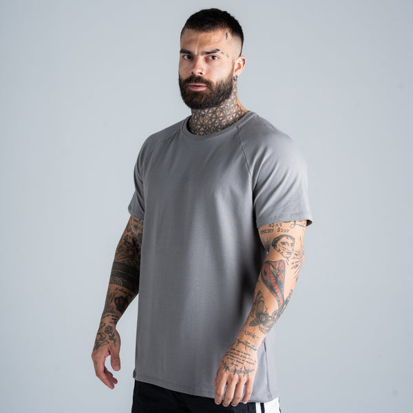 Camiseta Raglan Mith Nation Super Sport Chumbo