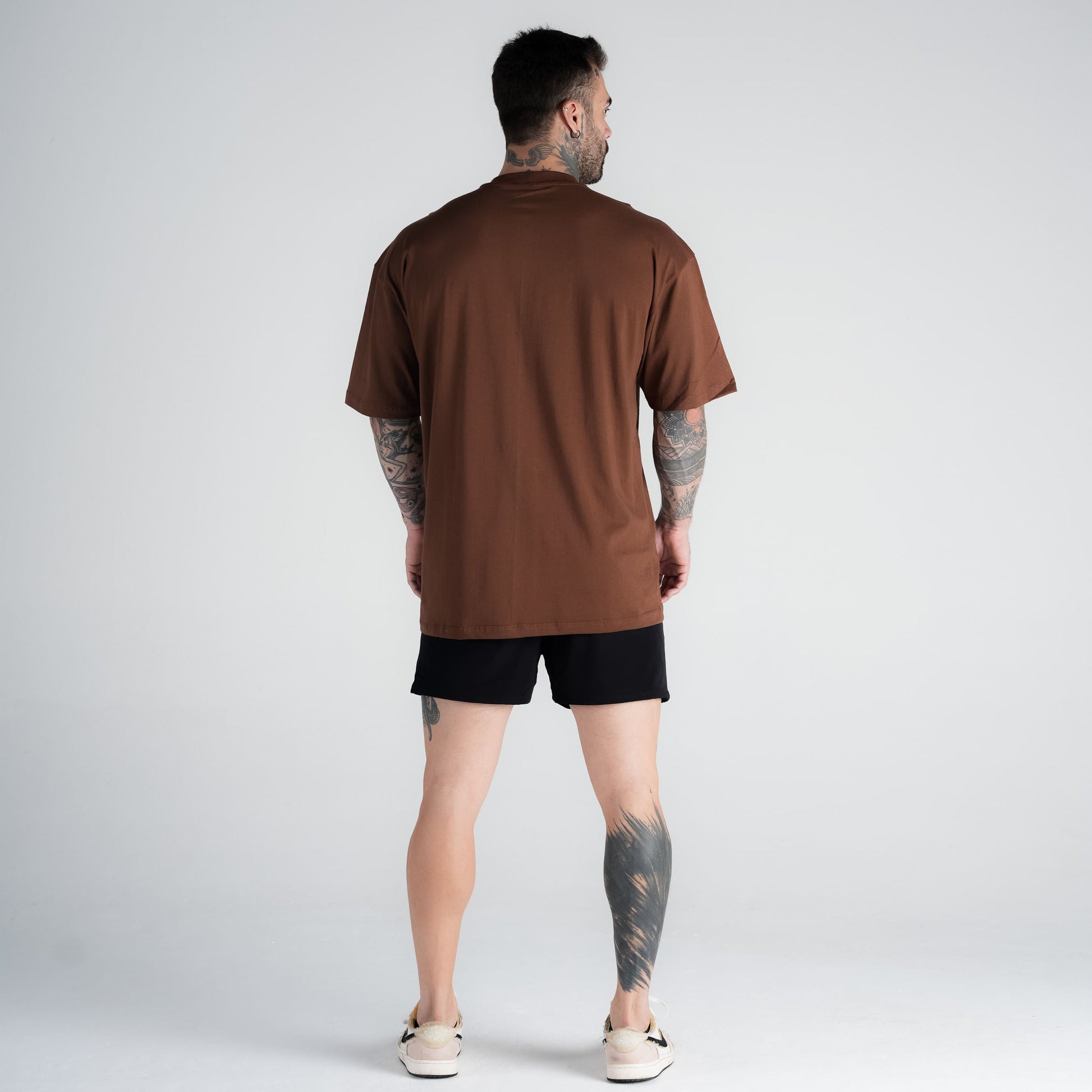 Camiseta Oversized Mark Marrom Mith