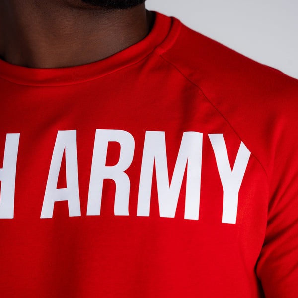 Camiseta Raglan Mith Nation Vermelha