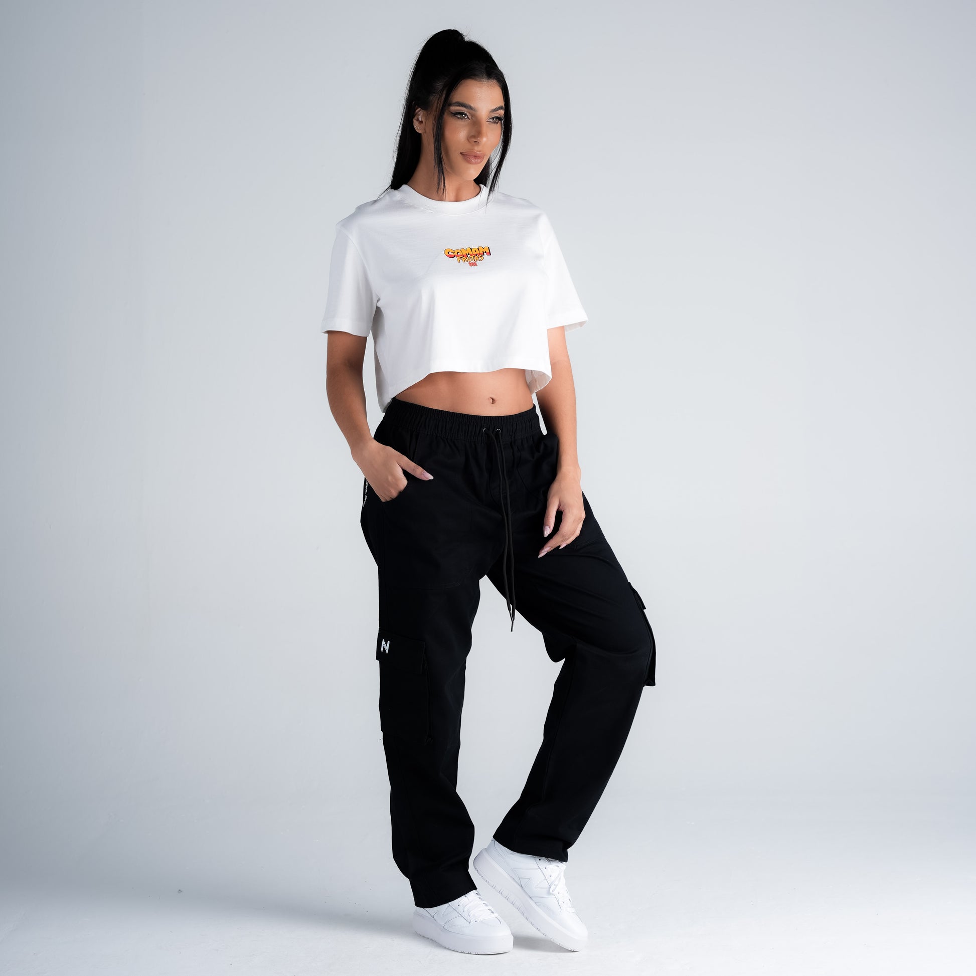 Cropped Oversized Mith Comam Frutas Gorgons Off White