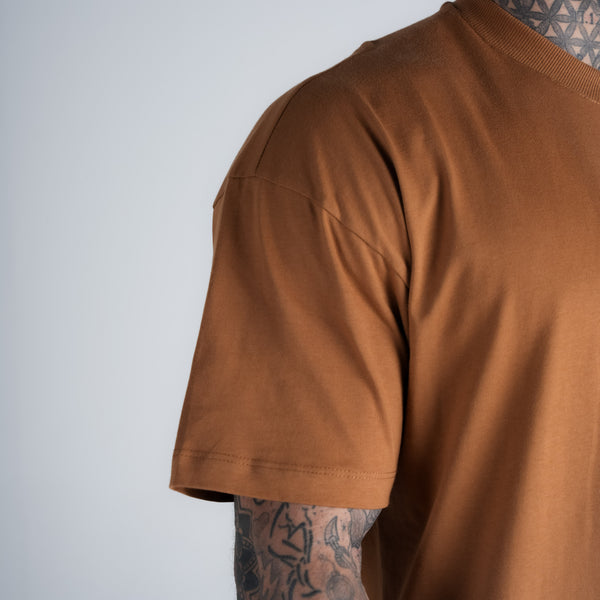 Camiseta Oversized Comam Frutas Richie Marrom