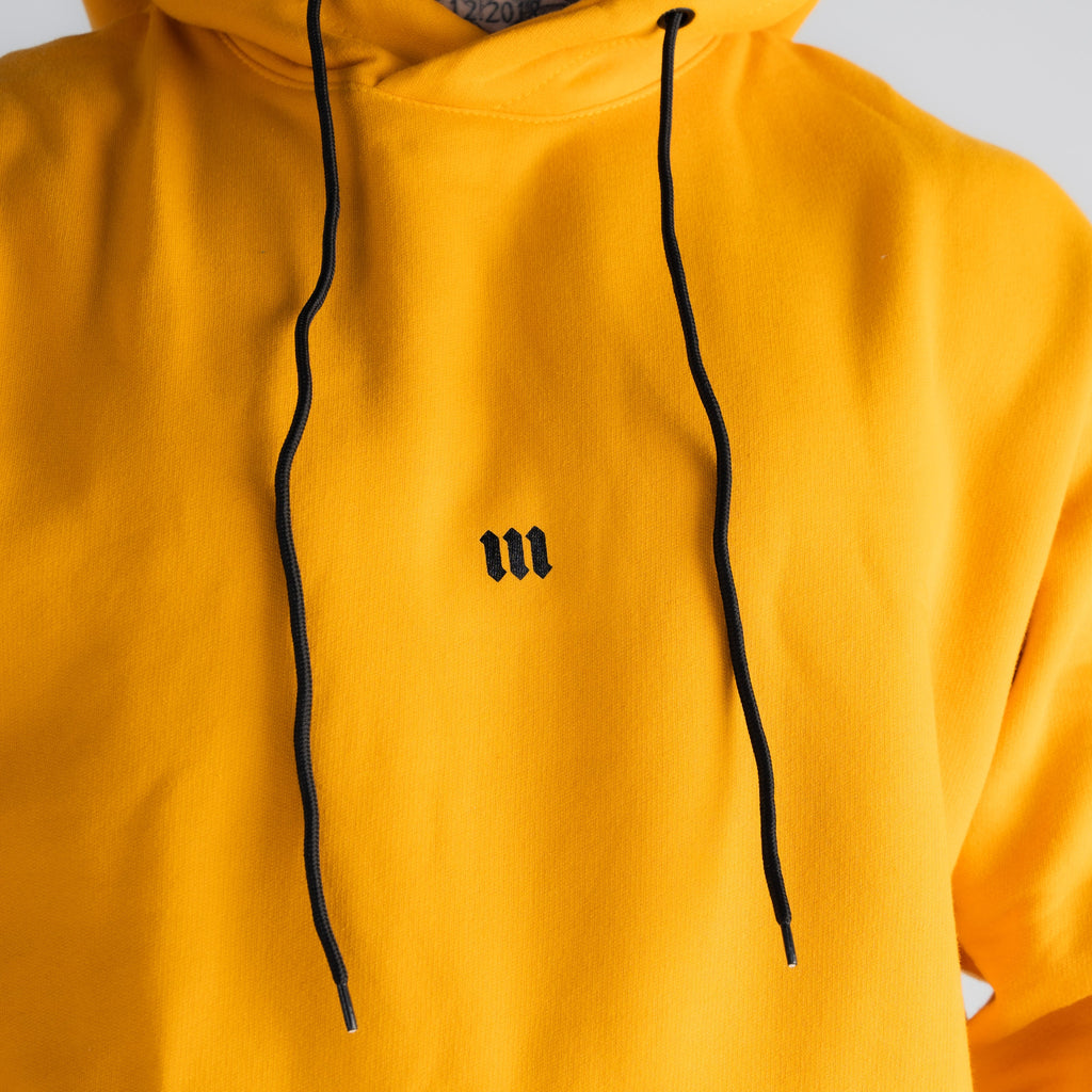 Blusa Moletom Oversized com Capuz Mith Nation Amarelo