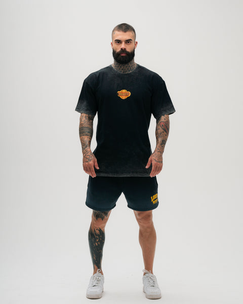 Camiseta Oversized Premium Estonada Preto Contém Agrotóxicos