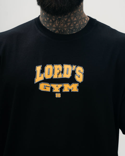 Camiseta Oversized Treino Preto Lord's Gym