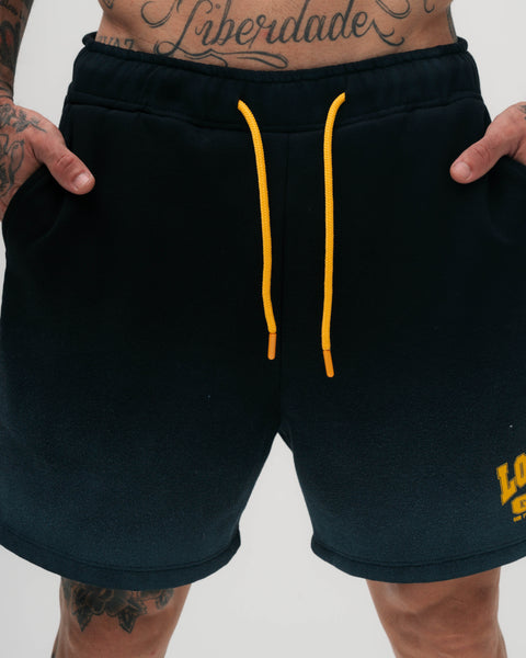 Shorts Curto de Moletinho Estonado Preto Lord's Gym