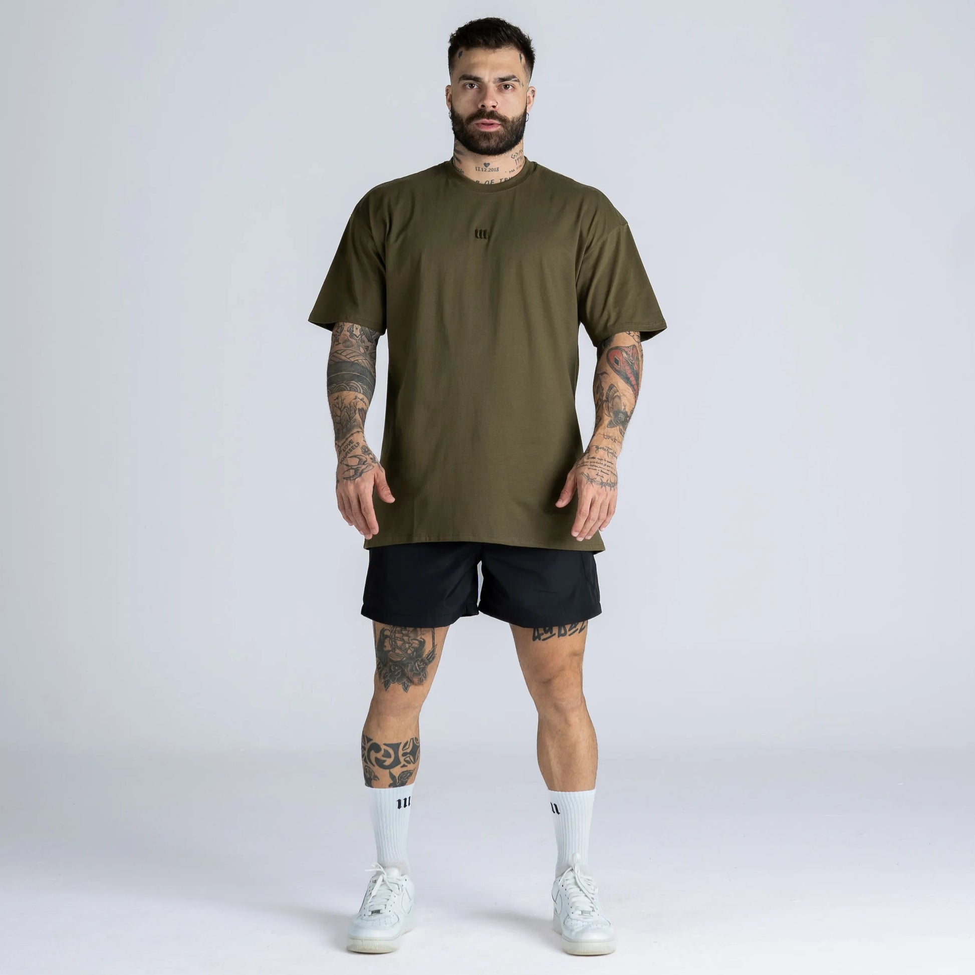 Camiseta Oversized Mith Nation Adornment Verde