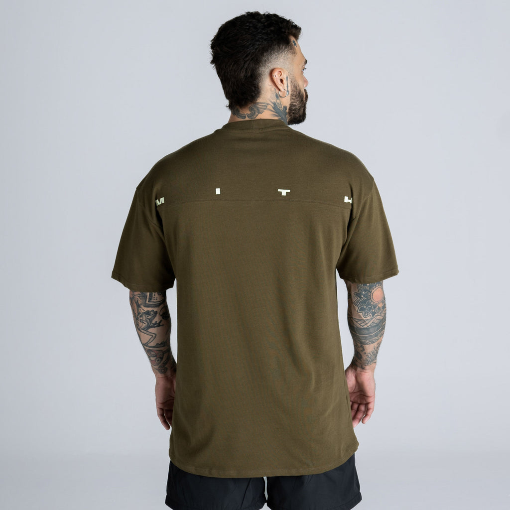 Camiseta Oversized Mith Nation Profile Verde