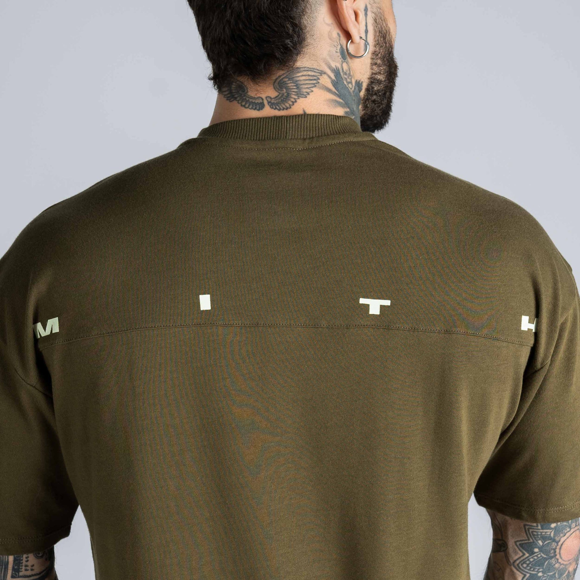 Camiseta Oversized Mith Nation Profile Verde