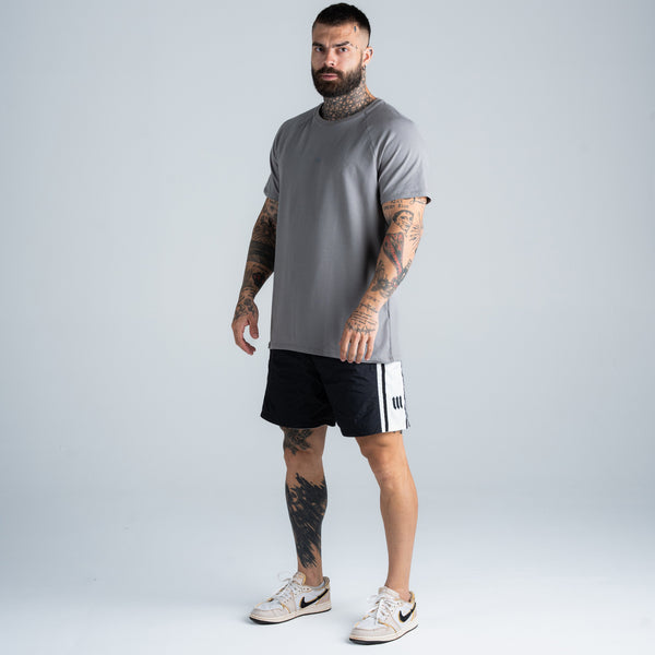 Camiseta Raglan Mith Nation Super Sport Chumbo