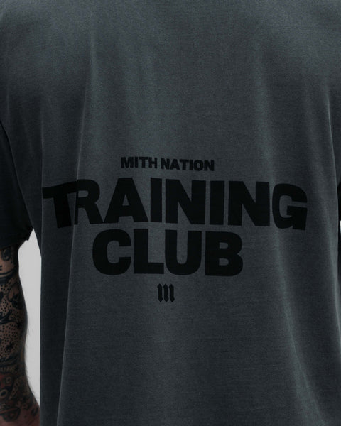 Camiseta Oversized Estonada Mith Nation Chumbo