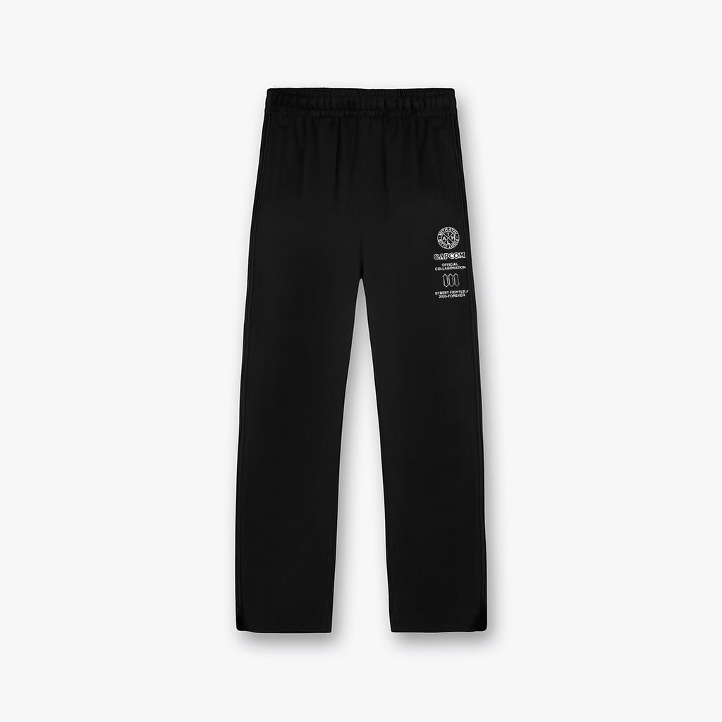 Calça De Moletom Oversized Street Fighter You Win Preto