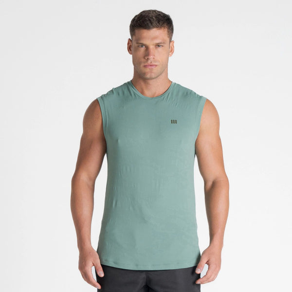 Regata Drop Shoulder Slevelles Jacquard Mith Nation Verde