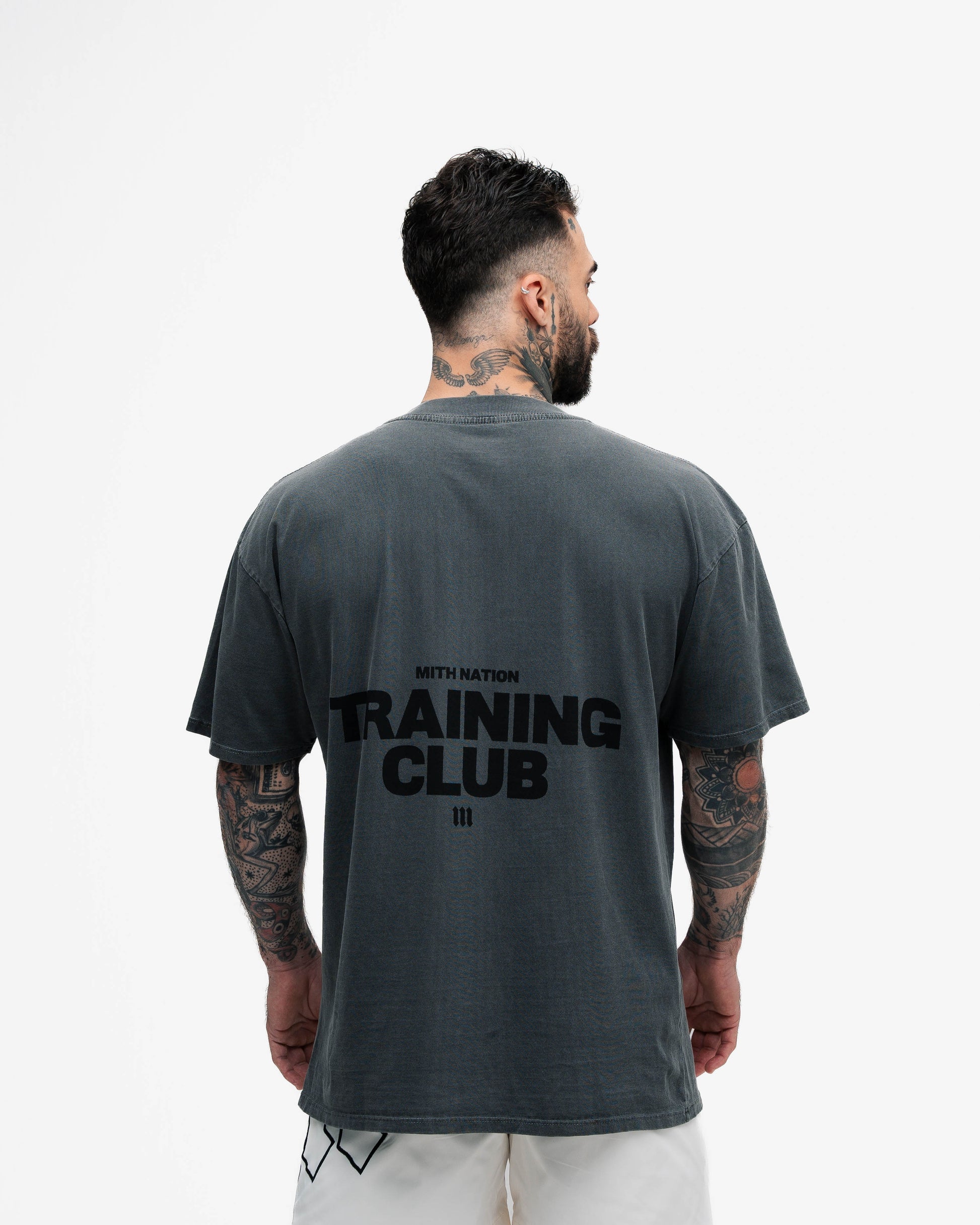 Camiseta Oversized Estonada Mith Nation Preto