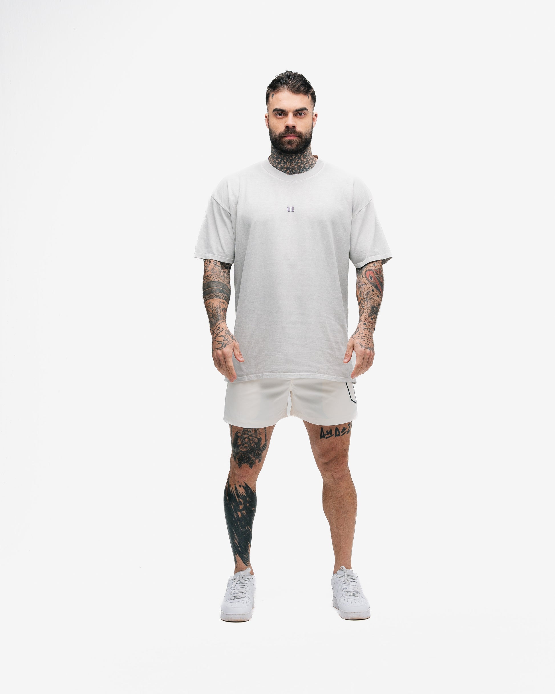 Camiseta Oversized Estonada Mith Nation Bege