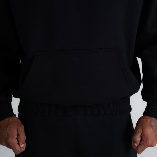 Blusa de Moletom Oversized Cloud Preto