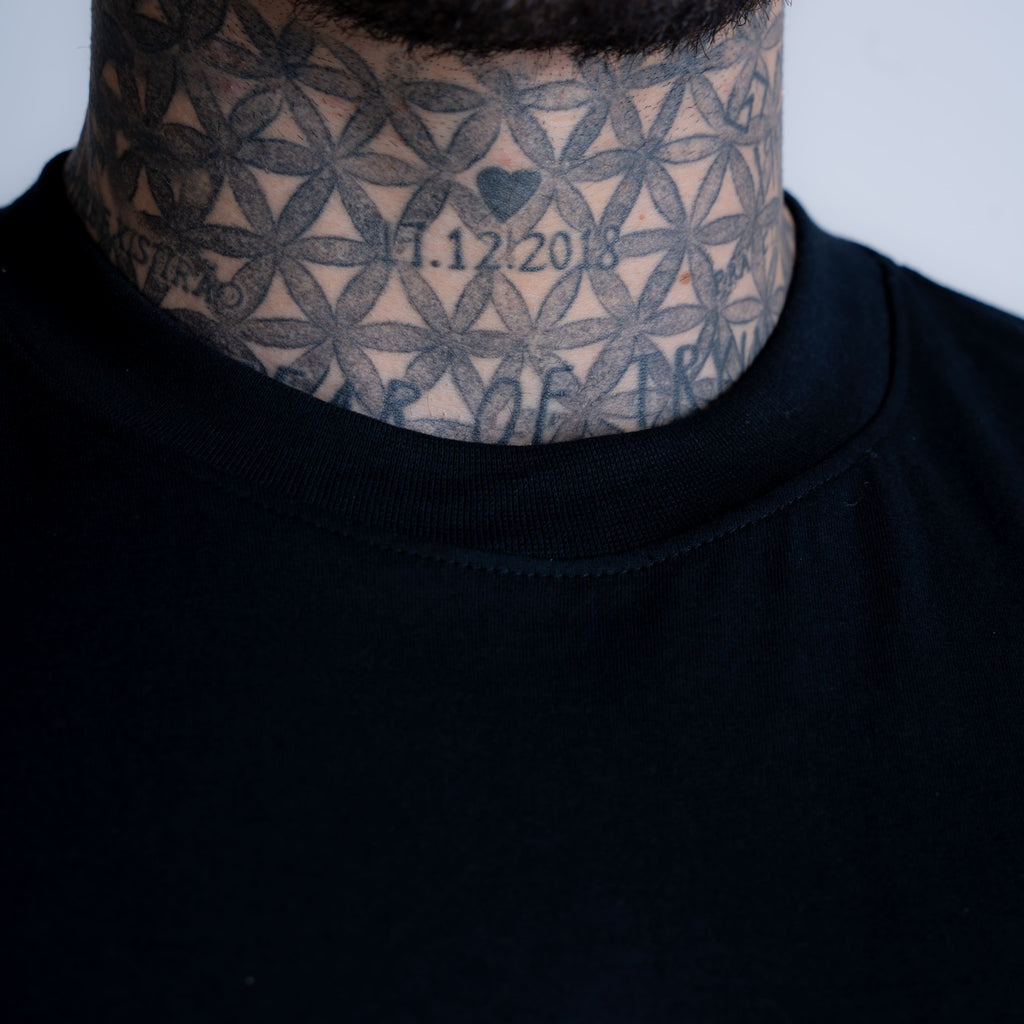 Camiseta Oversized Mith Nation Scribble Preto