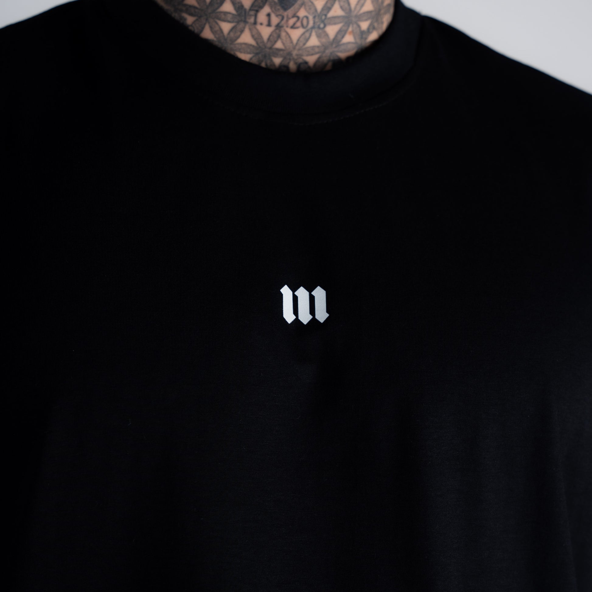 Camiseta Oversized Mith Nation White Training Club Preto