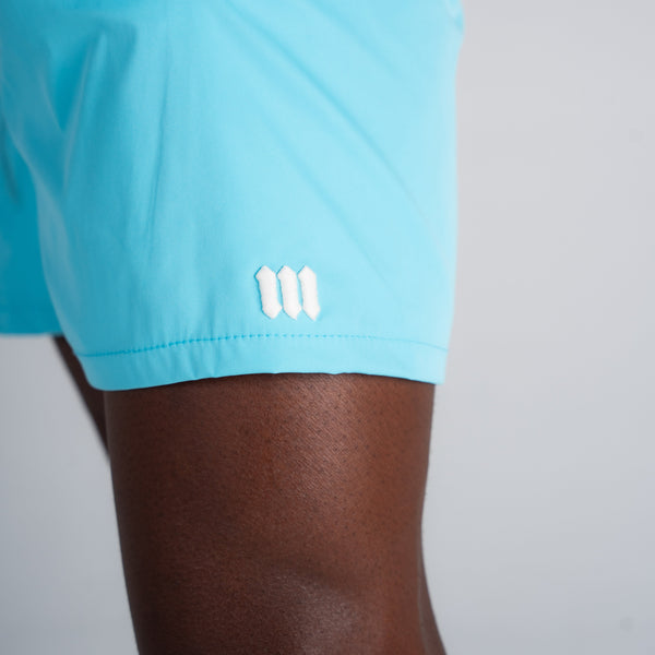 Shorts de Tactel Mith Nation Light Blue