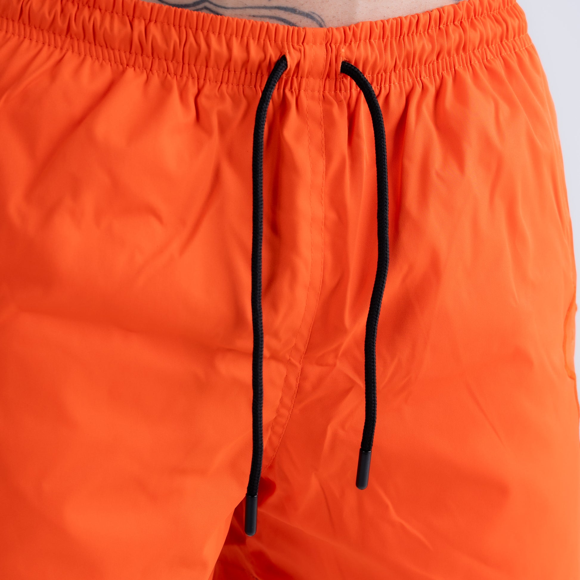 Shorts de Tactel Mith Nation Embroidery Laranja